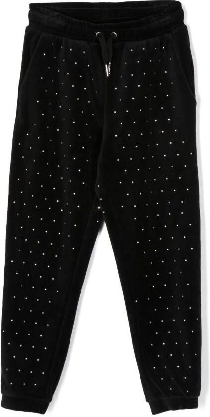 Michael Kors Kids Trainingsbroek verfraaid met kristallen Zwart
