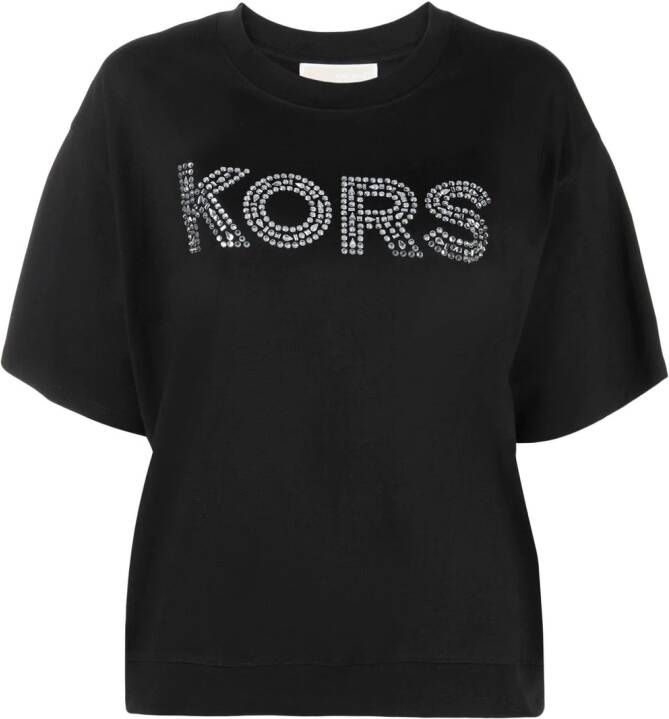 Michael Kors Portemonnee met logoplakkaat Bruin