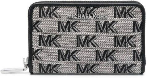 Michael Kors Portemonnee met logoplakkaat Zwart