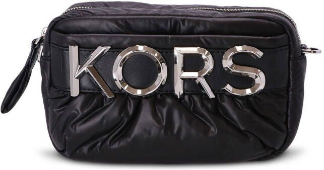 Michael Kors monogram-pattern print shoulder bag Beige