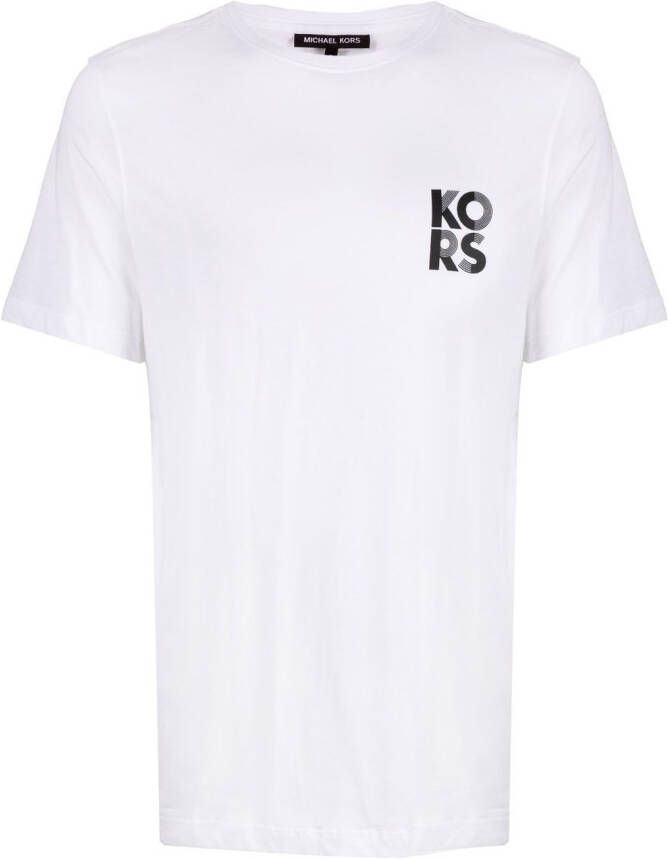 Michael Kors T-shirt met logoprint Wit