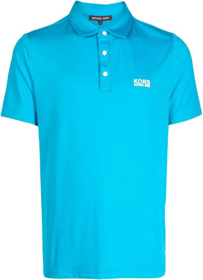Michael Kors Poloshirt met logoprint Blauw