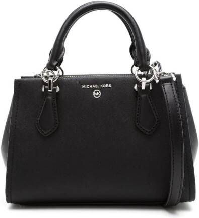 Michael Kors Marilyn leren crossbodytas Zwart