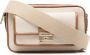 Michael Kors Bradshaw schoudertas met logoprint Beige - Thumbnail 1