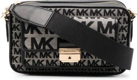 Michael Kors Brooklyn rugzak met monogram jacquard Beige