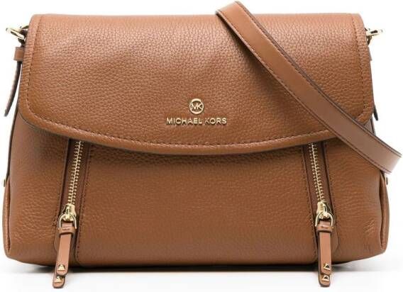 Michael Kors Brooklyn leren schoudertas Bruin