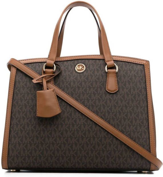Michael Kors Chantal shopper met handgreep Bruin