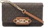 Michael Kors Heather crossbodytas met monogram Bruin - Thumbnail 1