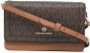 Michael Kors Jet Set crossbodytas met logoprint Bruin - Thumbnail 1