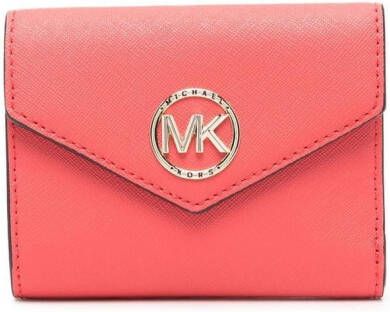 Michael Kors Leren portemonnee Rood