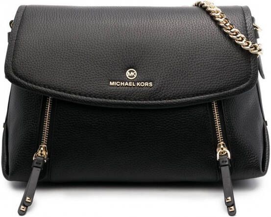 Michael Kors Shopper met logoplakkaat Zwart