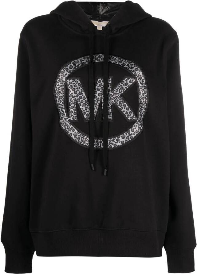 Michael Kors Oversized hoodie Zwart