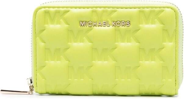 Michael Kors Portemonnee met logo-reliëf Groen