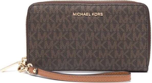 Michael Kors Portemonnee met monogram Bruin