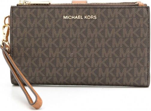 Michael Kors Portemonnee met monogram Bruin