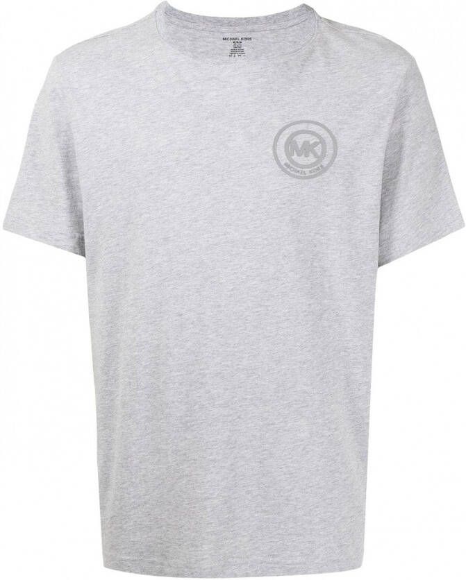 Michael Kors Portemonnee met geborduurd monogram Bruin