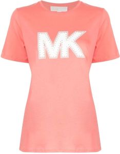 Michael Kors T-shirt met studs Roze