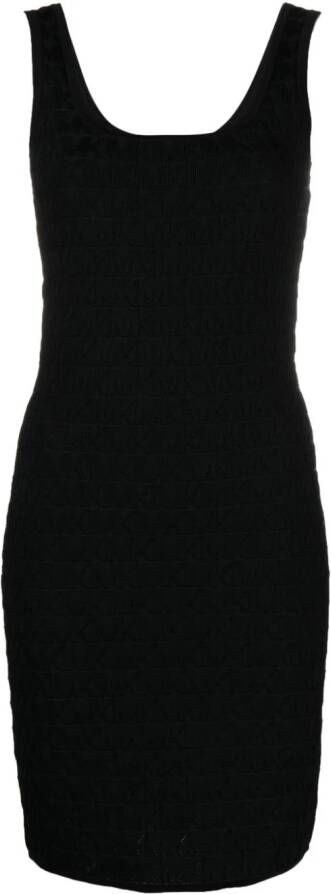Michael Kors Mini-jurk met geborduurd logo Zwart