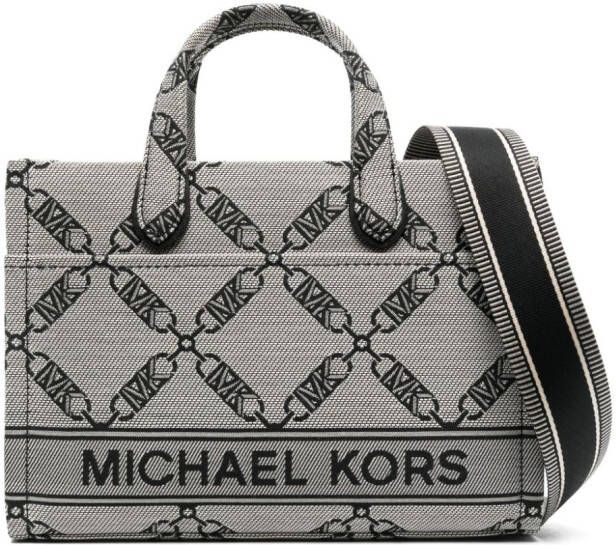 Michael Kors Shopper met monogramprint Beige