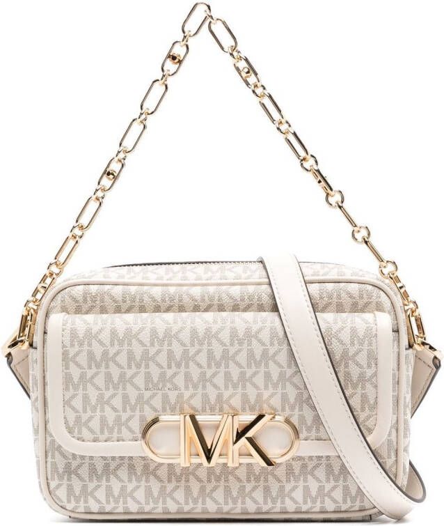 Michael Kors Pasjeshouder met logoplakkaat Bruin
