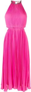 Michael Kors Geplooide midi-jurk Roze