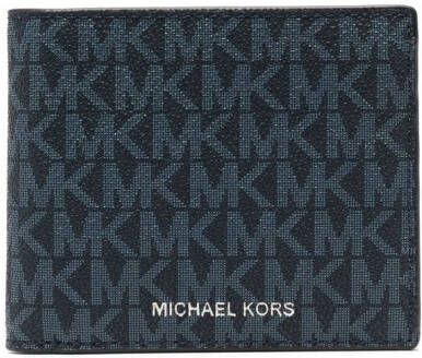 Michael Kors Portemonnee met logo Blauw