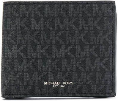 Michael Kors Portemonnee met logoprint Zwart