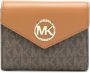 Michael Kors Portemonnee met monogram Bruin - Thumbnail 1