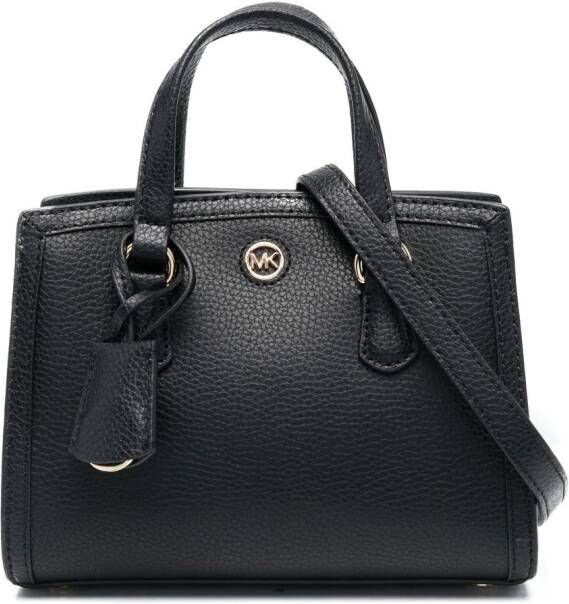 Michael Kors Shopper met logoplakkaat Zwart