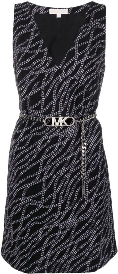 Michael Kors Mini-jurk met print Zwart