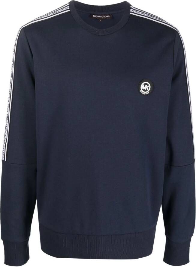 Michael Kors Sweater met logopatch Blauw