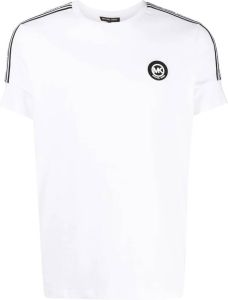 Michael Kors T-shirt met logopatch Wit