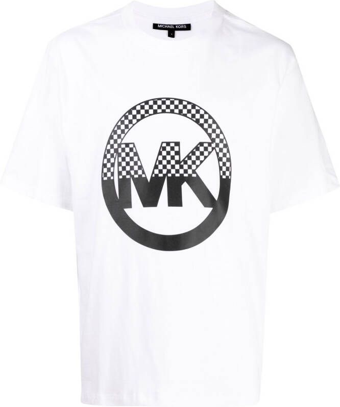Michael Kors T-shirt met logoprint Wit