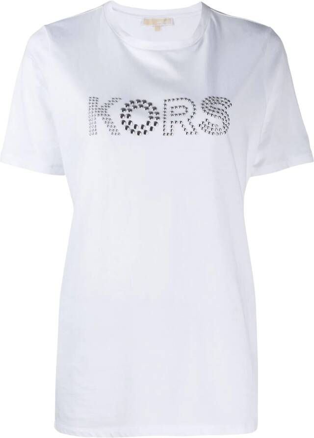 Michael Kors T-shirt met studs Wit