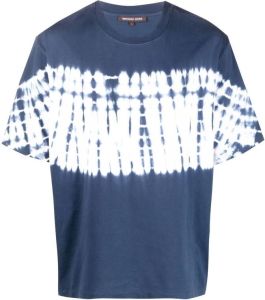 Michael Kors T-shirt met tie-dye print Blauw