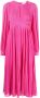 Michael Kors Midi-jurk met V-hals Roze - Thumbnail 1