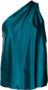 Michelle Mason Asymmetrische blouse Blauw
