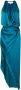 Michelle Mason Asymmetrische halterjurk Blauw - Thumbnail 1