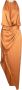 Michelle Mason Asymmetrische halterjurk Oranje - Thumbnail 1
