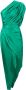 Michelle Mason Asymmetrische jurk Groen - Thumbnail 1