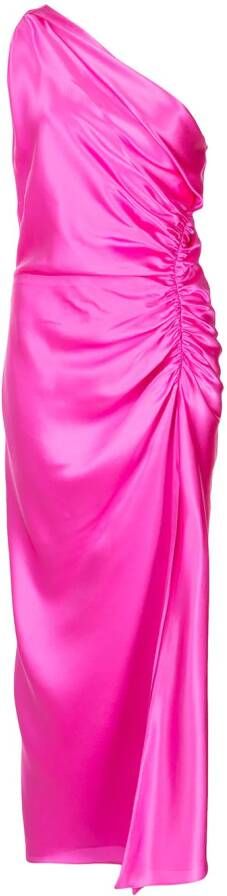 Michelle Mason Asymmetrische jurk Roze