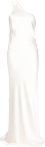 Michelle Mason Asymmetrische jurk Wit