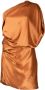 Michelle Mason Asymmetrische mini-jurk Oranje - Thumbnail 1