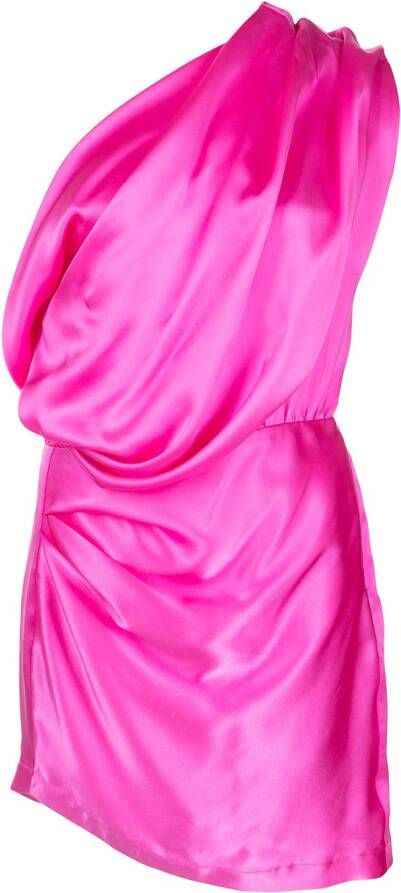 Michelle Mason Asymmetrische mini-jurk Roze