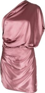 Michelle Mason Gedrapeerde mini-jurk Roze