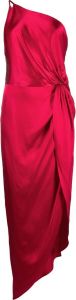 Michelle Mason Geknoopte jurk Rood