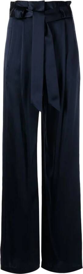 Michelle Mason High waist broek Blauw