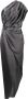 Michelle Mason Midi-jurk met gedrapeerd detail Zilver - Thumbnail 1