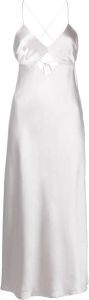 Michelle Mason Midi-jurk met uitgesneden detail Zilver
