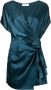 Michelle Mason Mini-jurk met gedrapeerd detail Blauw - Thumbnail 1